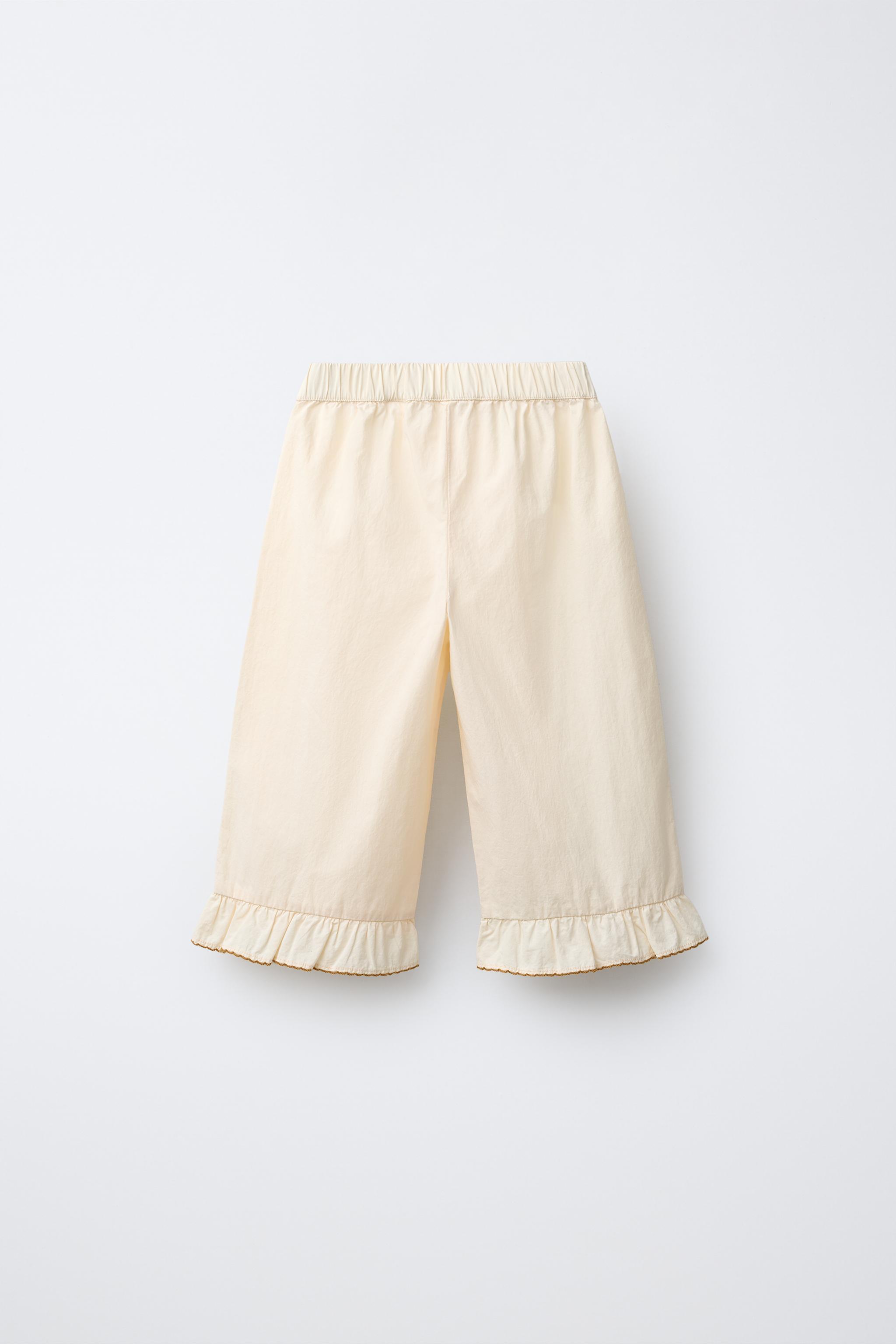 PANTALON JUPE-CULOTTE EN POPELINE